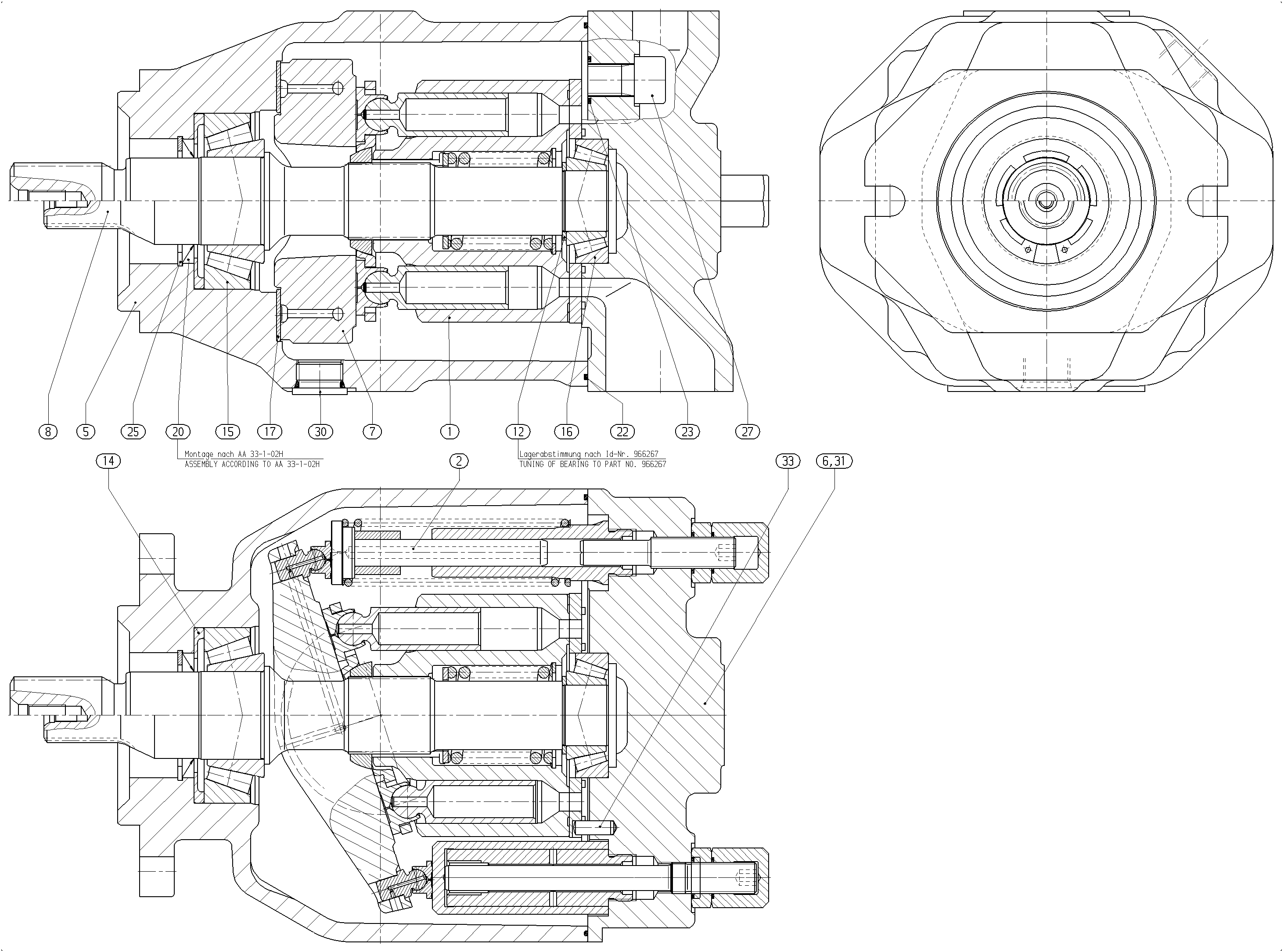 GH A10V O140 OV /31R-VWC62N00 -SO239 — Drawing