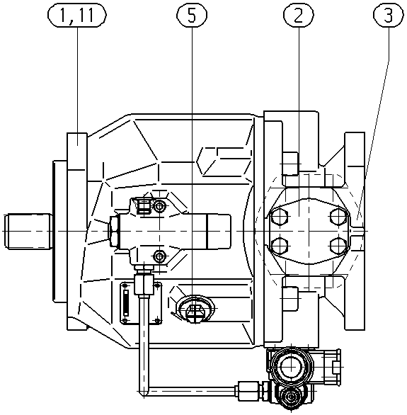 AL A10V O 71ED72LA/31R-VSC92K07H -SO309 — Drawing