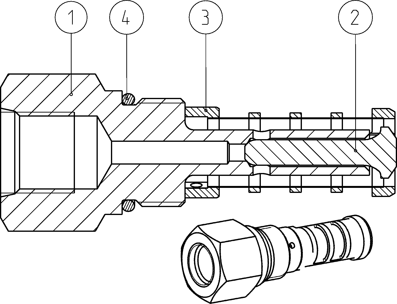 SHUTTLE VALVE — Drawing