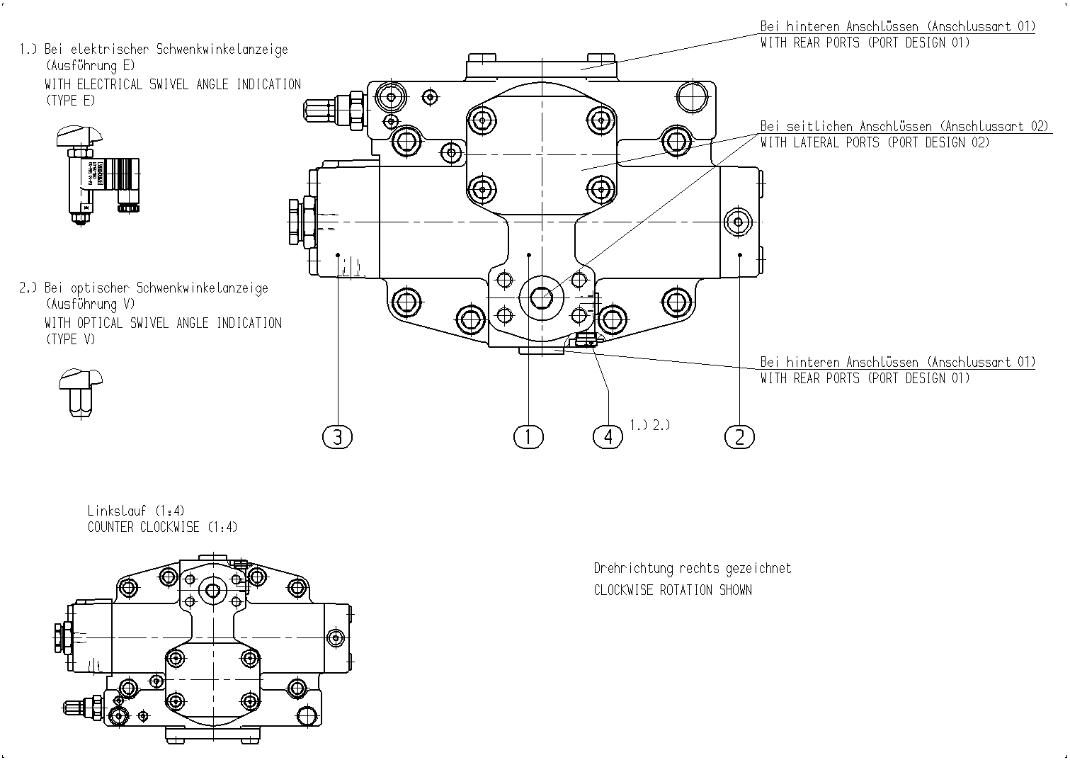 VH A7V O 250 LRDH2/63R-V 02 — Drawing
