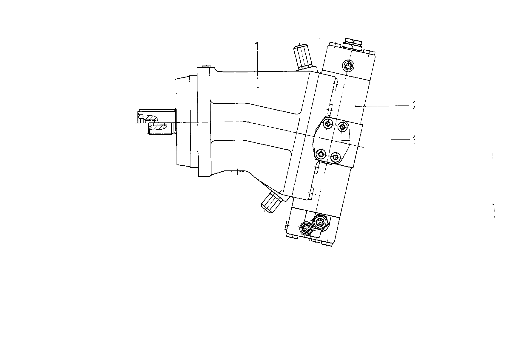 A A6V M 250 HD1D /63W1-VZB150 B-SO 35 — Drawing