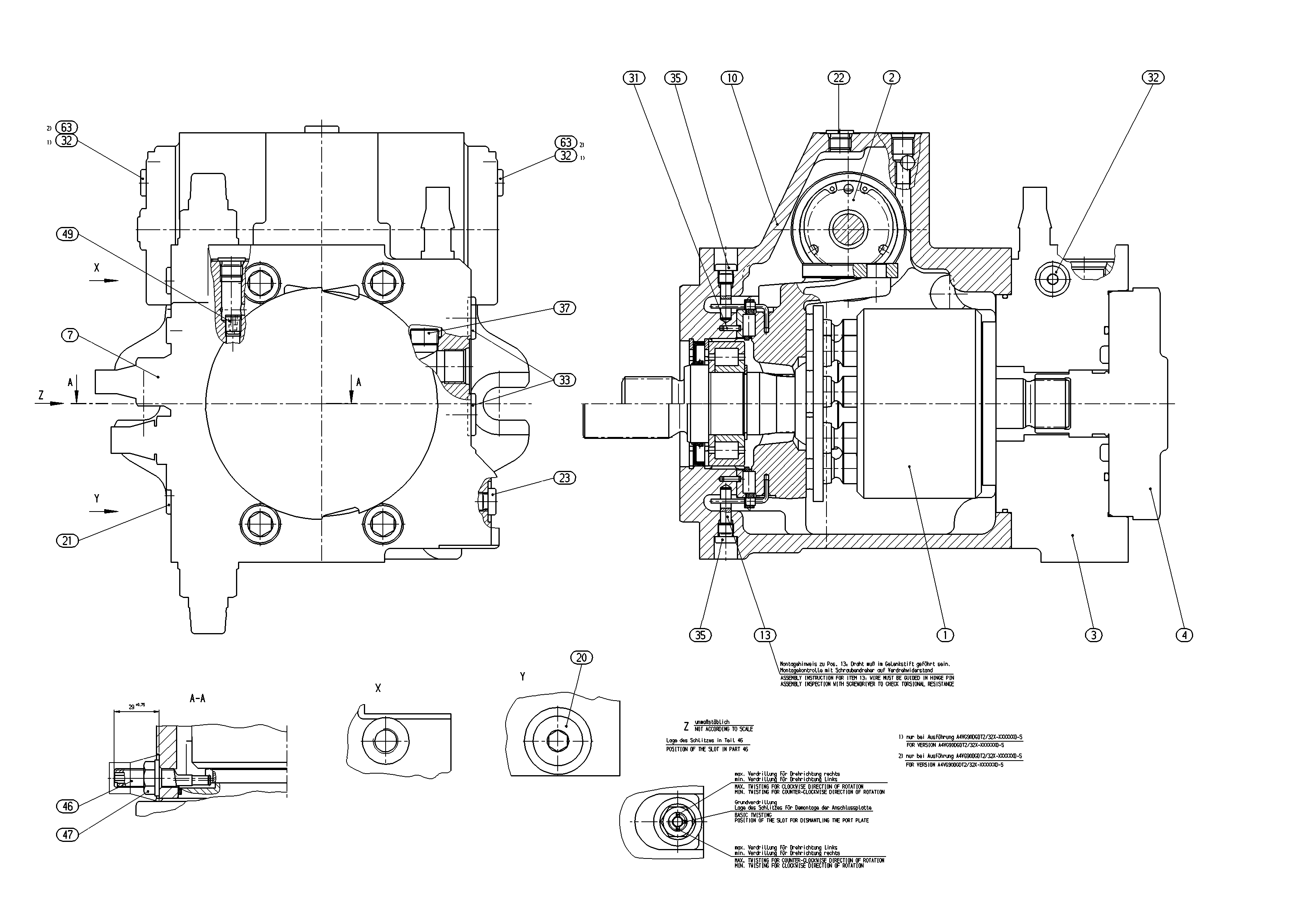 A4VG90DGDMT3L/32R-NZF02F731D-S — Drawing