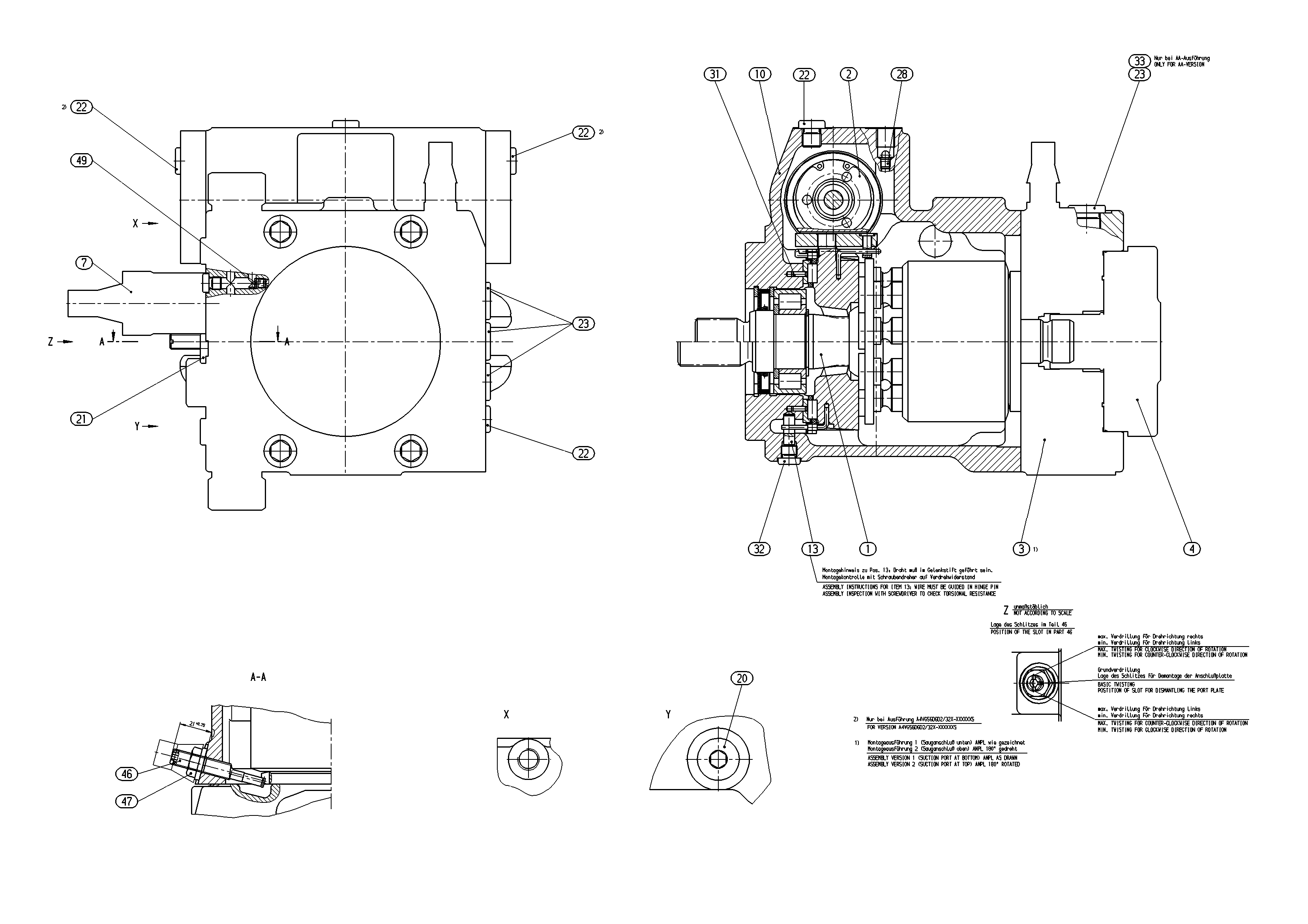 A4VG56DGD2/32R-NSC02F023S — Drawing