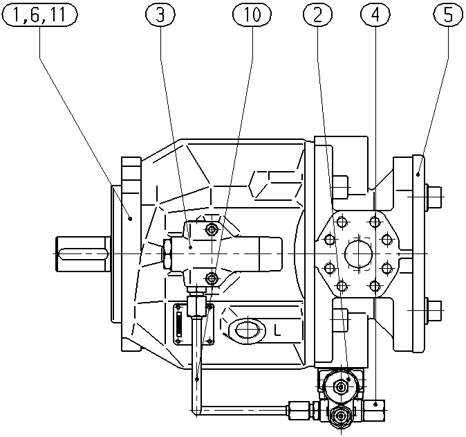 A A10VSO 71 DFLR/31R-VSA12K68 -SO582 — Drawing
