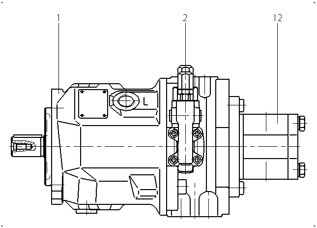 A A10VSO 28 DR /31R-PPA12G60 — Drawing