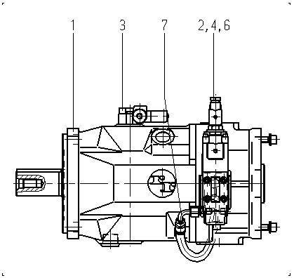 AA10VSO140DFE/31R-PPB12KB7-SO513 — Drawing