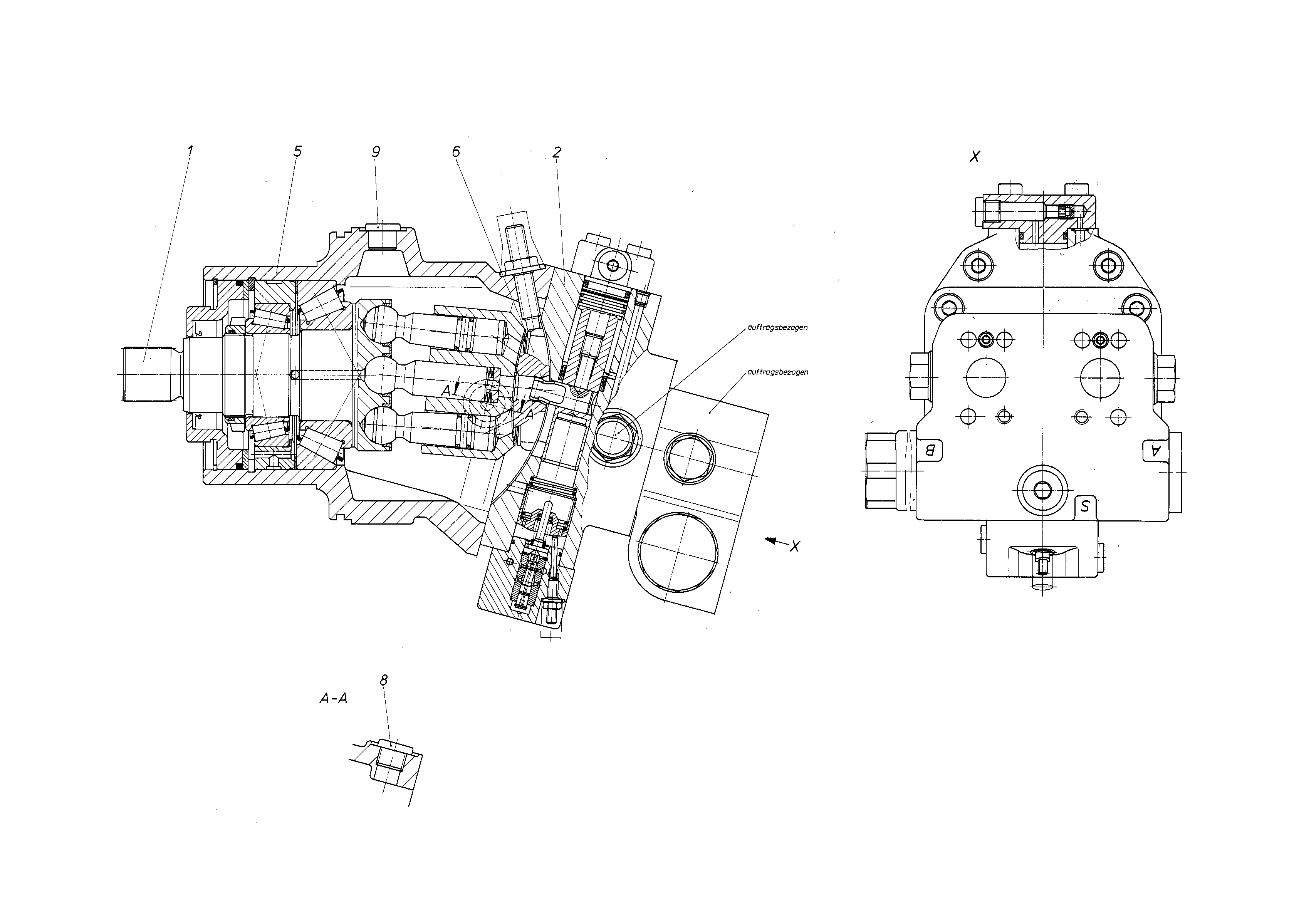 A6VE55HA1/61W-PZL380A — Drawing