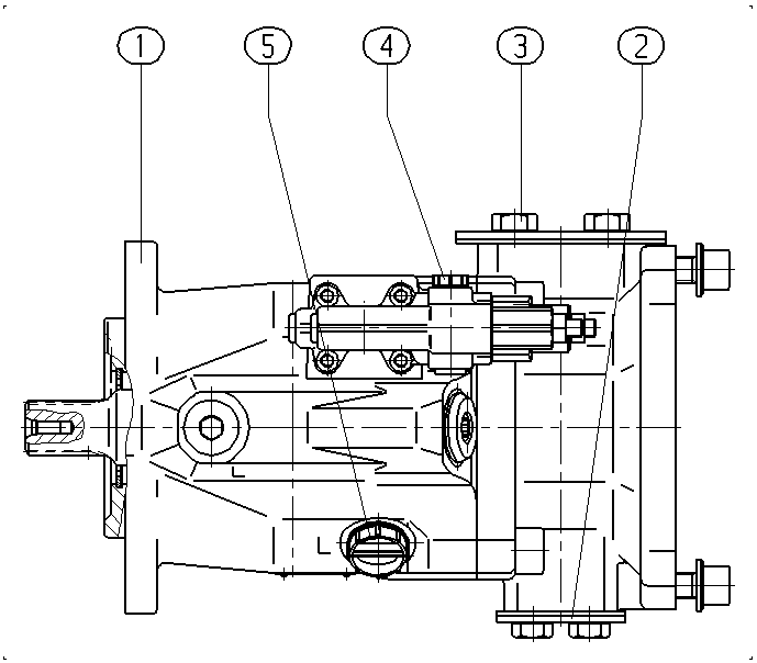 AL A10V O 63 DFR1/52L-VWC12K04 -SO905 — Drawing