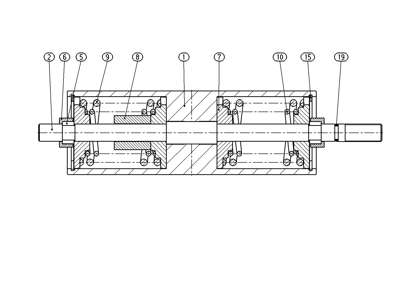 POSITIONING PISTON — Drawing