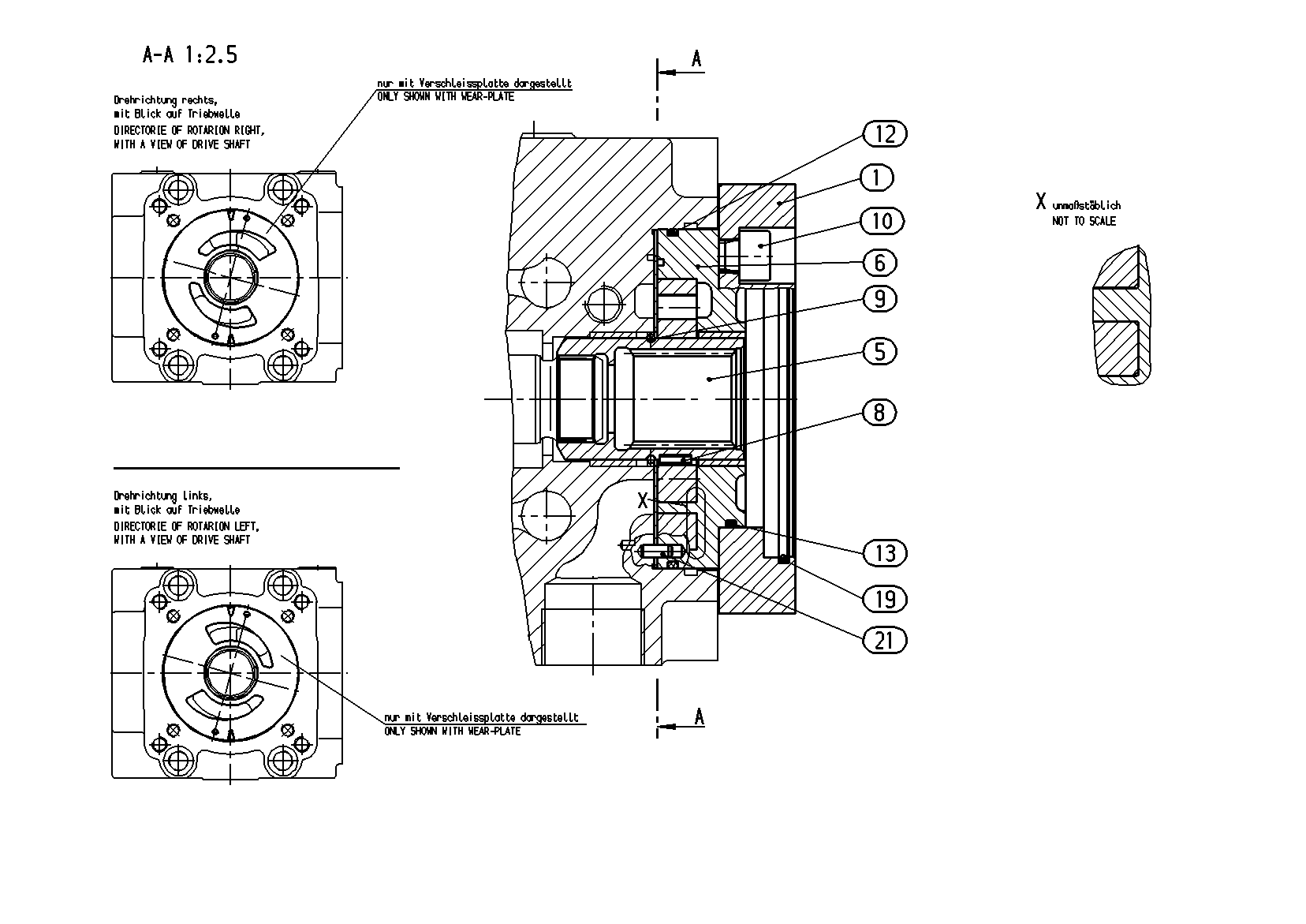 INTERNAL GEAR PUMP — Drawing