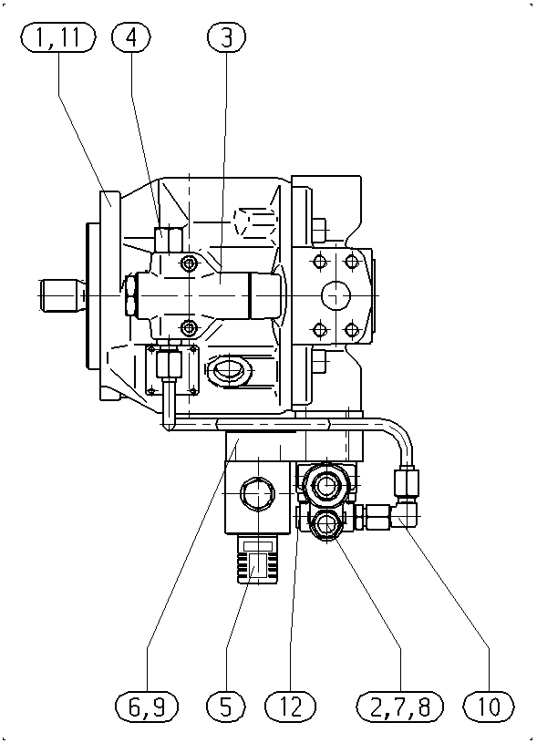 AA10VO28DFLR/31R-PSC62N00-SO108 — Drawing