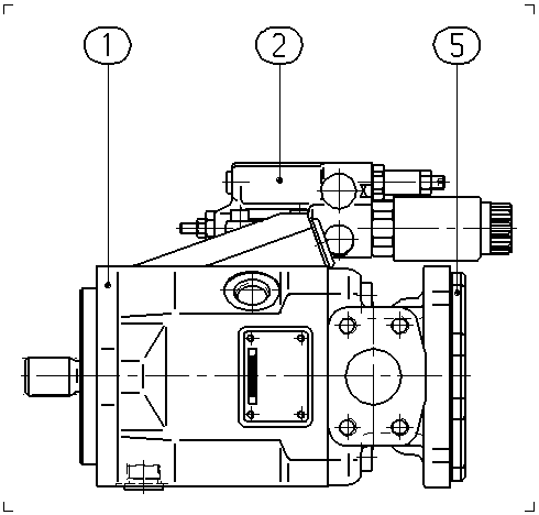 A A10V O 28ED 72/52R-VSC12K68P -SO200 — Drawing