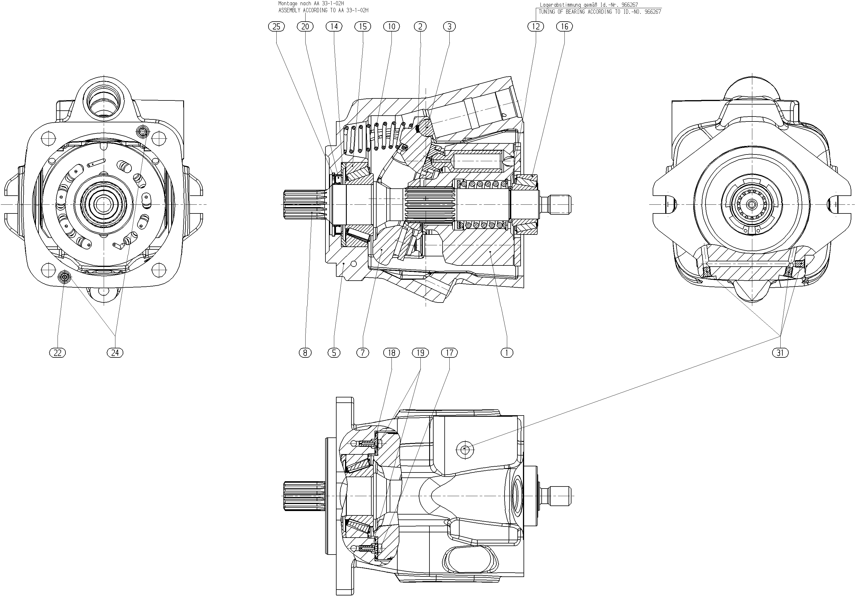 G A10VNO 85 DR /53R-VWC07H005G-S1882 — Drawing