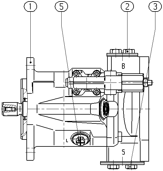 AL A10VNO 45 DR /52R-VSC12K68 -S1169 — Drawing