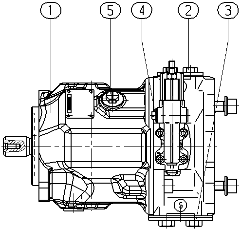 AL A10V O 45 DFR1/31R-VSC12K68 -SO420 — Drawing
