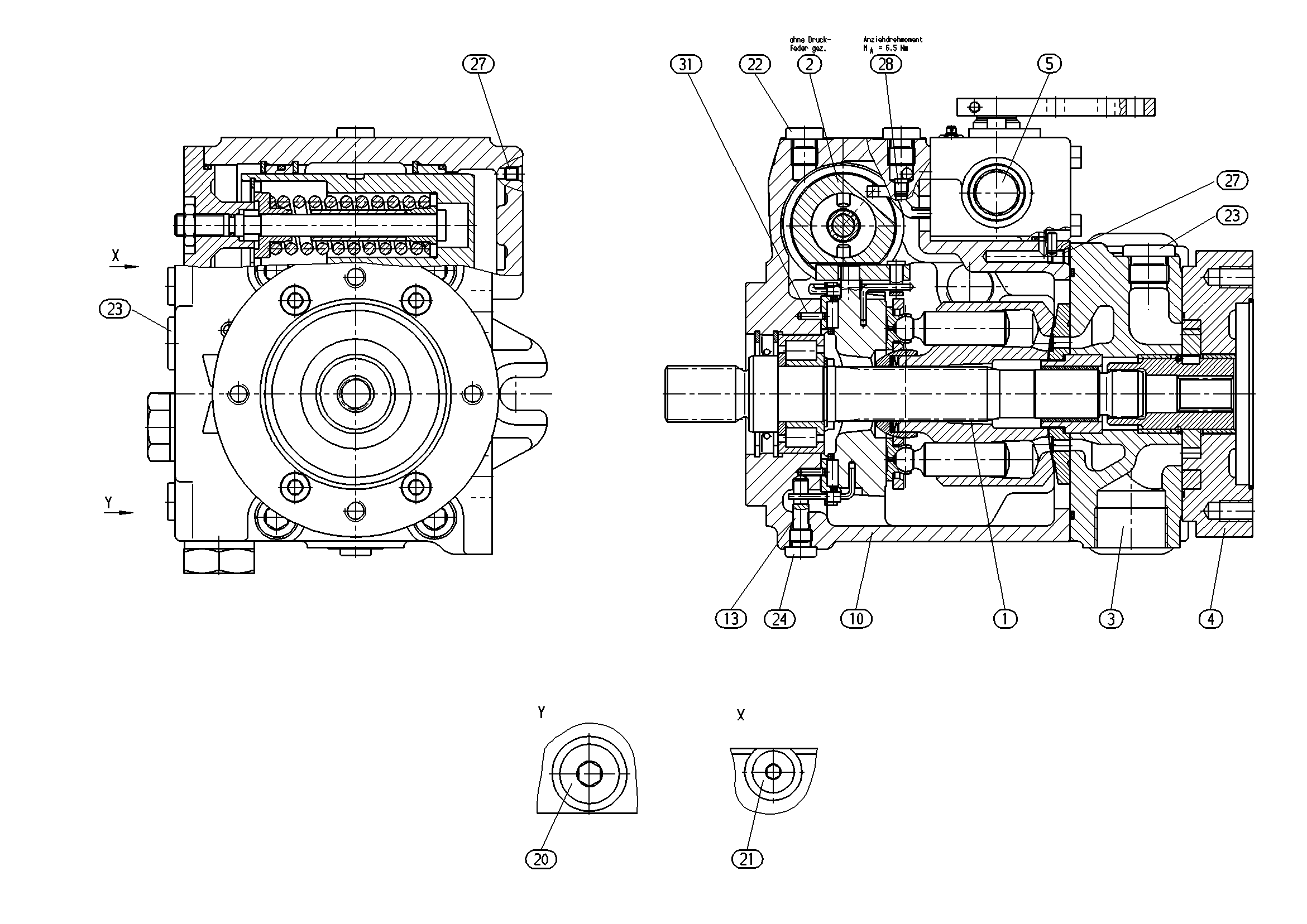 A11VG35HW1/12R-PSC10F012S — Drawing