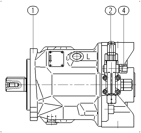 A A10VSO 28 DFR /31R-PPA12N00 -SO127 — Drawing