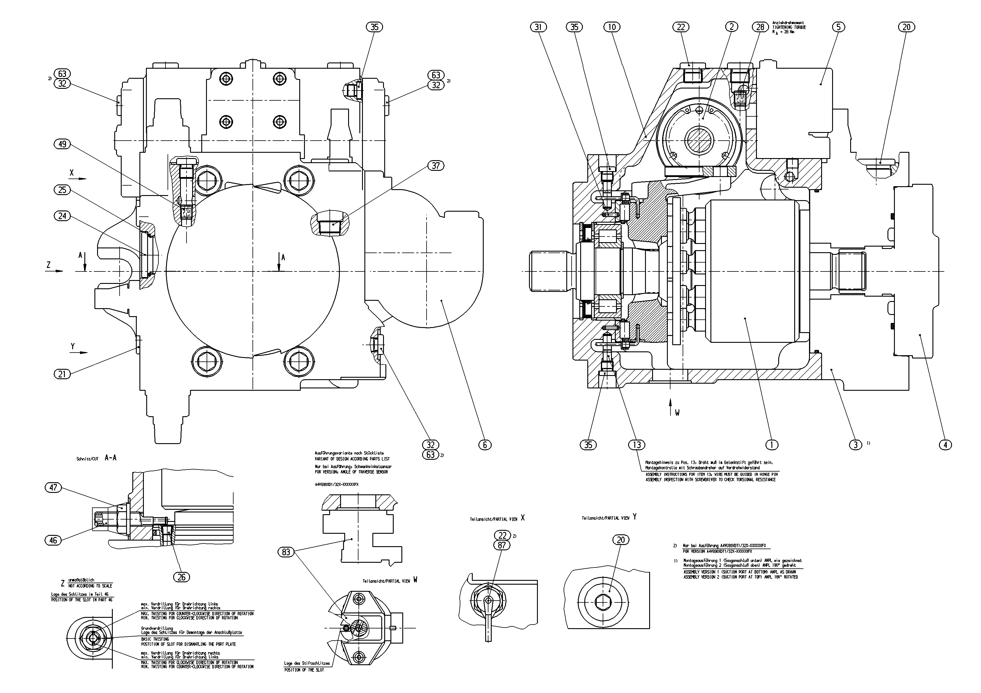 A4VG90 — Drawing