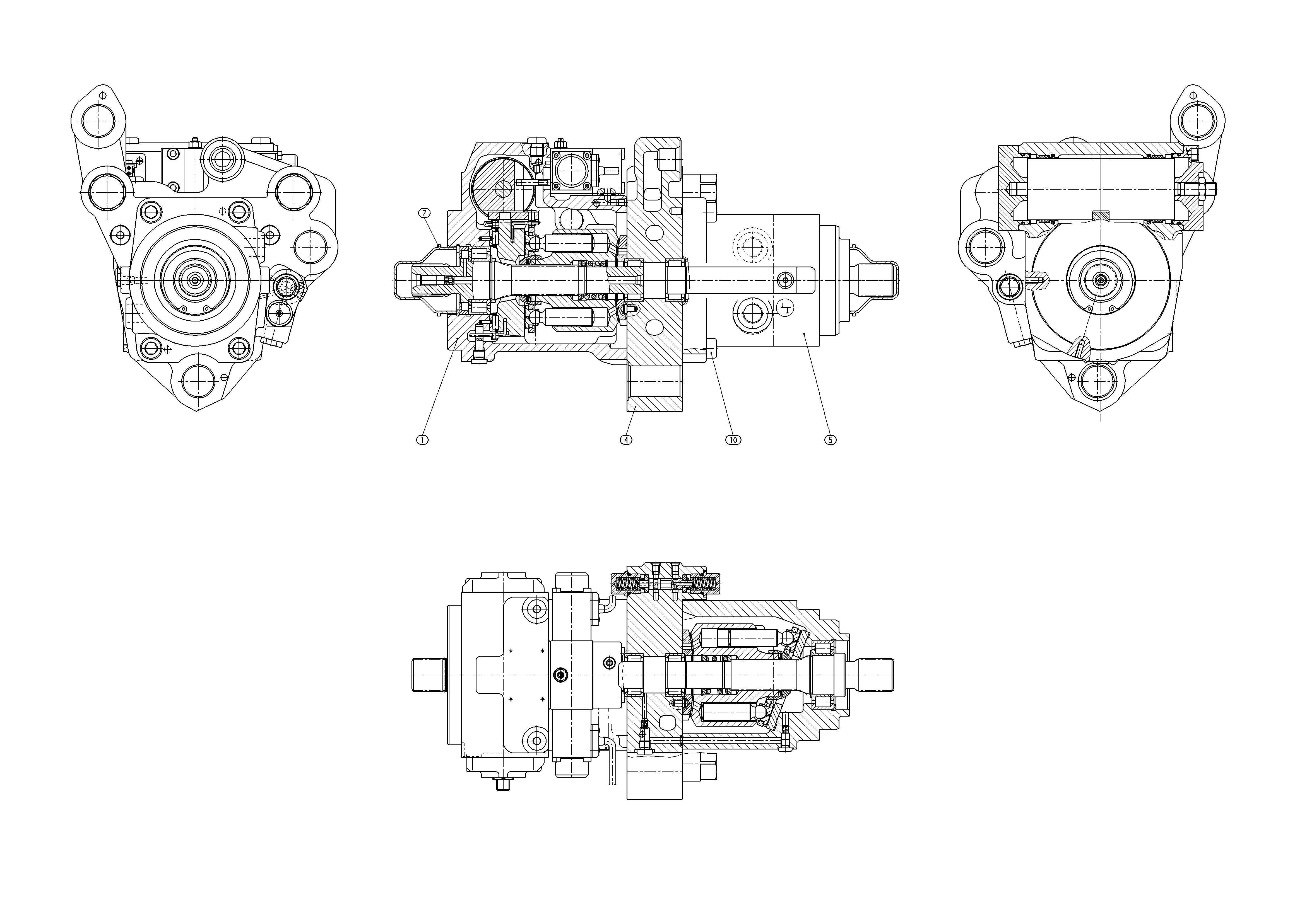 A4VG40EP1/X+A4FM40/X-ECCOM1,8MW5 — Drawing