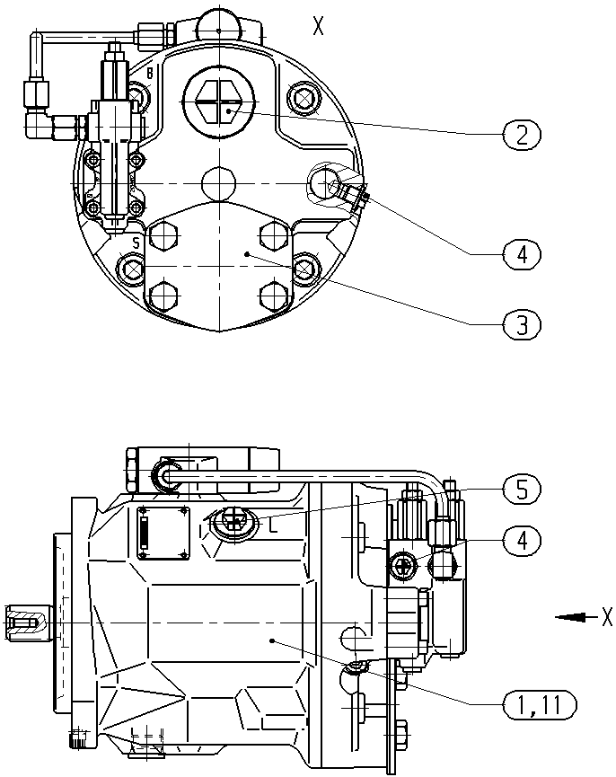 AP A10V O 74 DFLR/31R-VUC59N00 -S2537 — Drawing