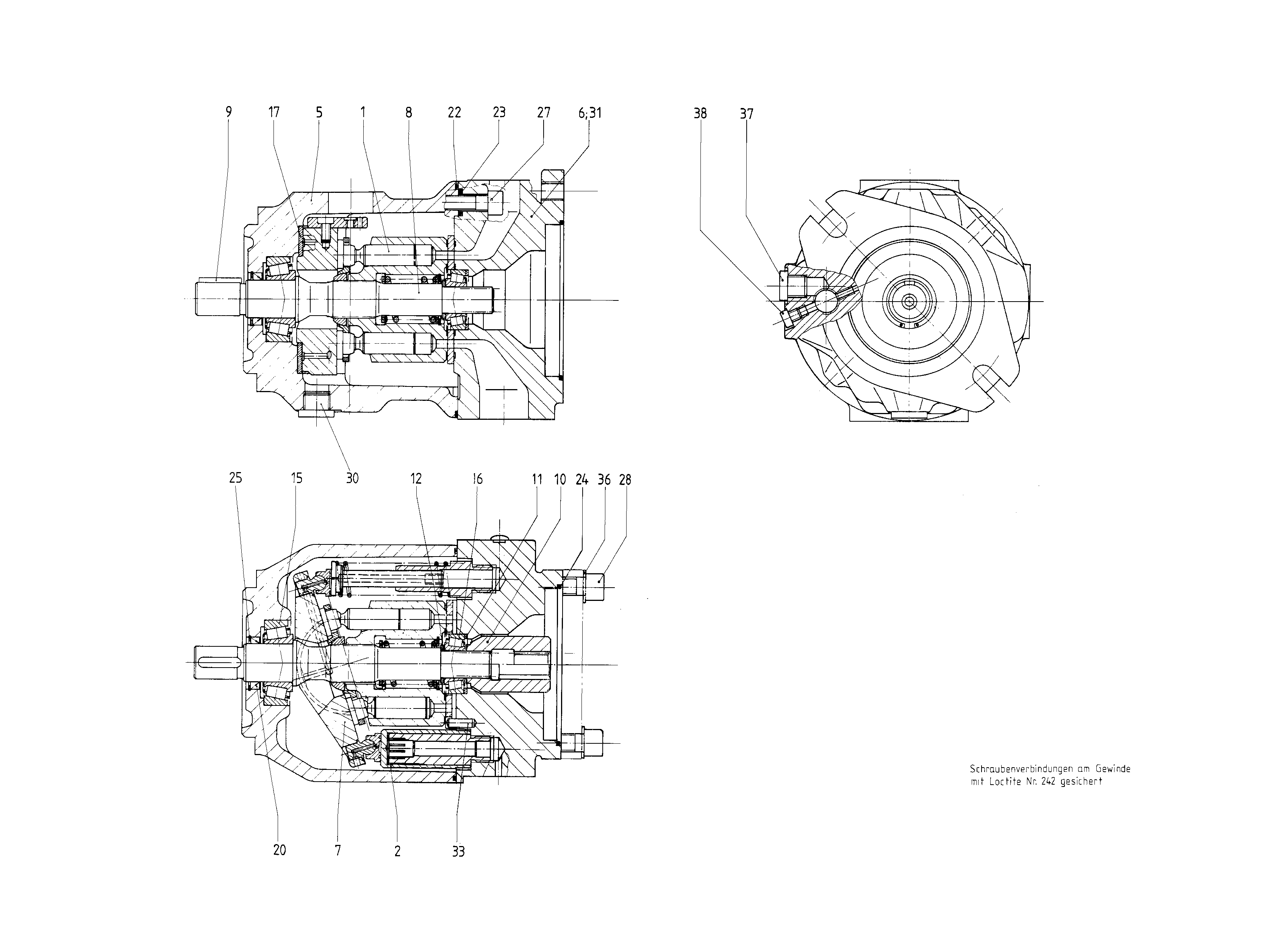 G AA10VSO 28 DFE /31R-VKC62K01 LR — Drawing