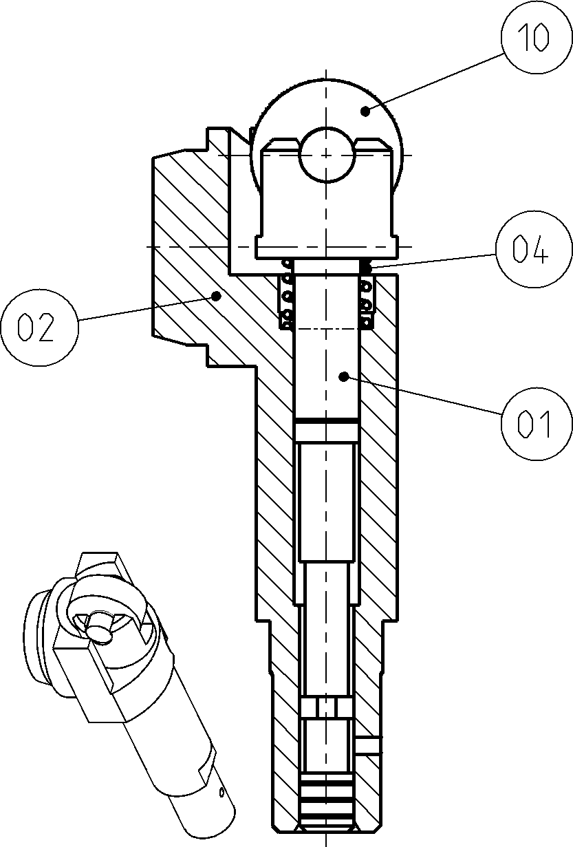 MEASURING PISTON — Drawing