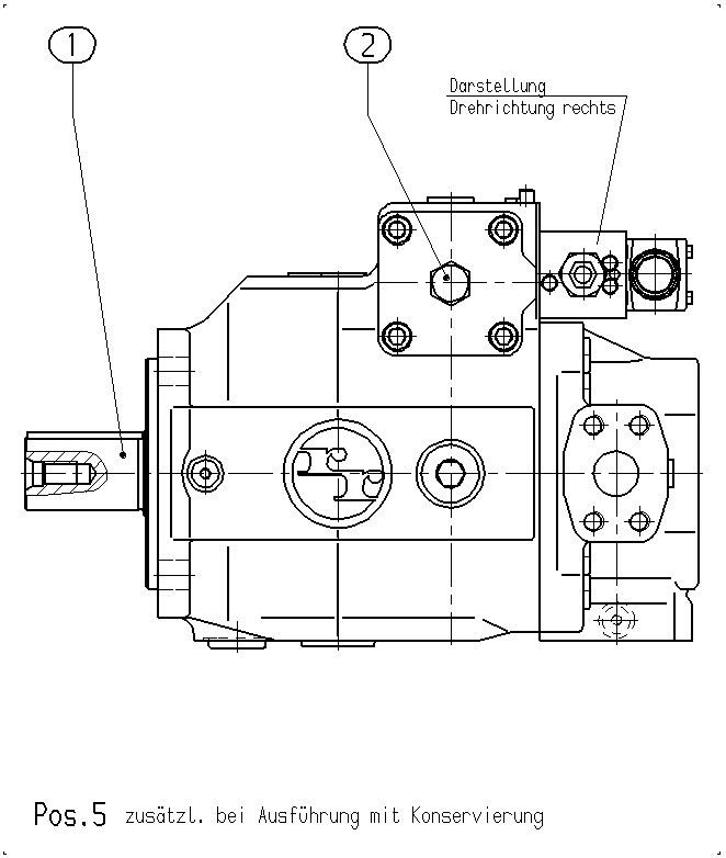 AXIAL-PISTON PUMP — Drawing