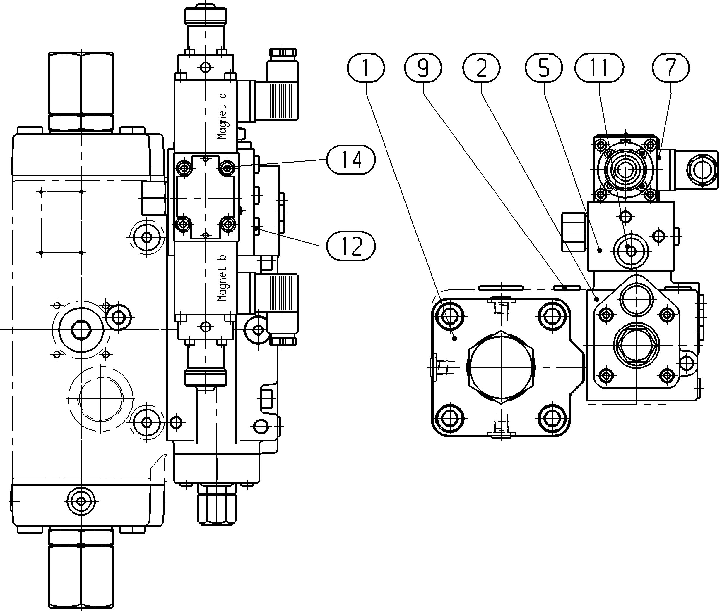 V A4VSG 125/180 HD1T/30X-V — Drawing