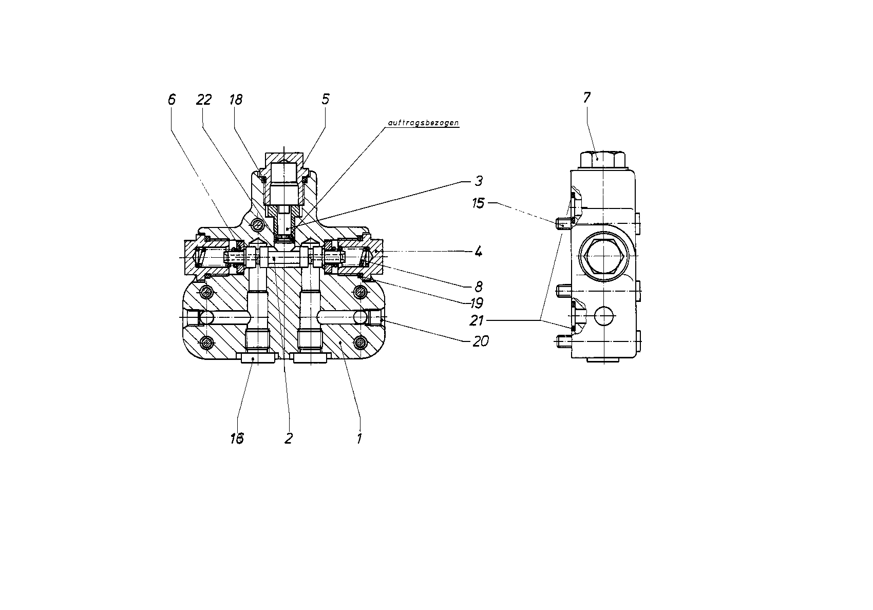 FLUSHING VALVE — Drawing