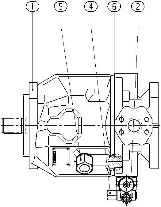 AL A10V O 45 DRG /31R-VRC12H00 -SO 52 — Drawing