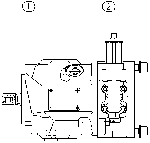 A A10VSO 18 DR /31R-VSC12K52 — Drawing
