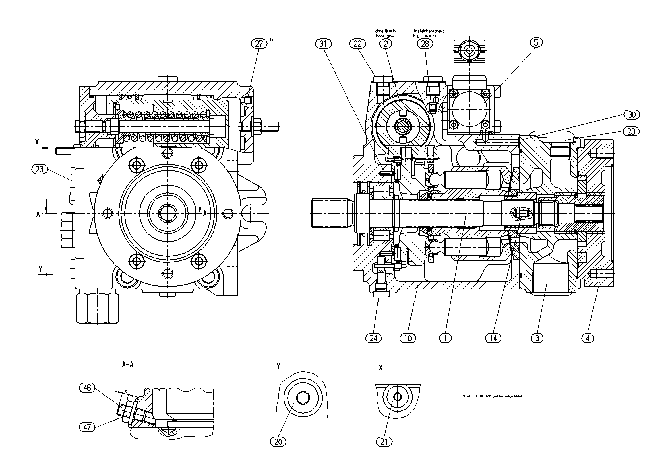 A11VG35EZ2M1/12R-PSC10F012S — Drawing