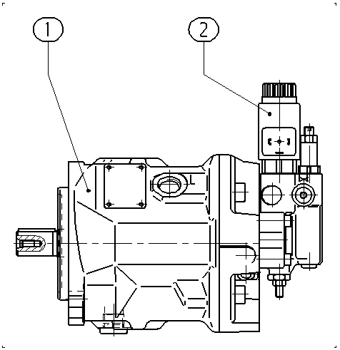 AA10VSO28ED72/31R-PPA11N00H — Drawing