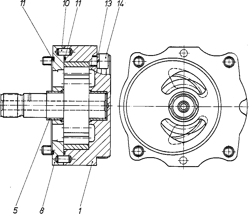 INTERNAL GEAR PUMP — Drawing