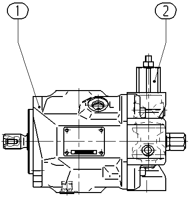 AXIAL-PISTON PUMP — Drawing