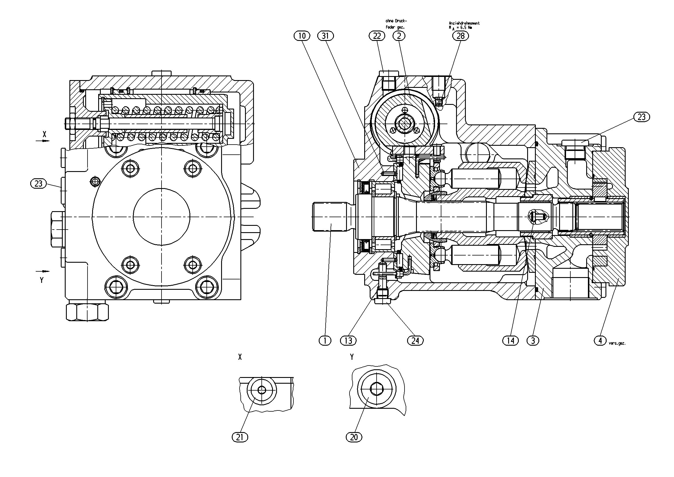 A11VG50DG1/12R-PSC10F002S — Drawing