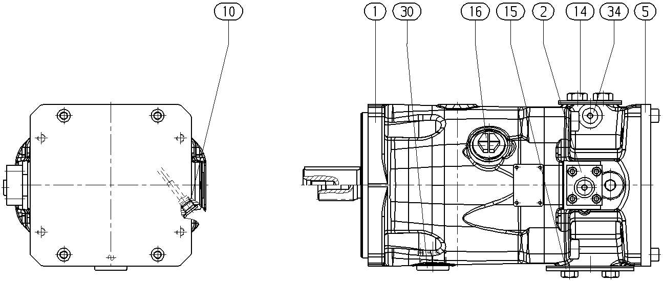 A A10VSO100 DFEH/32R-VSB22U99E -SO541 — Drawing