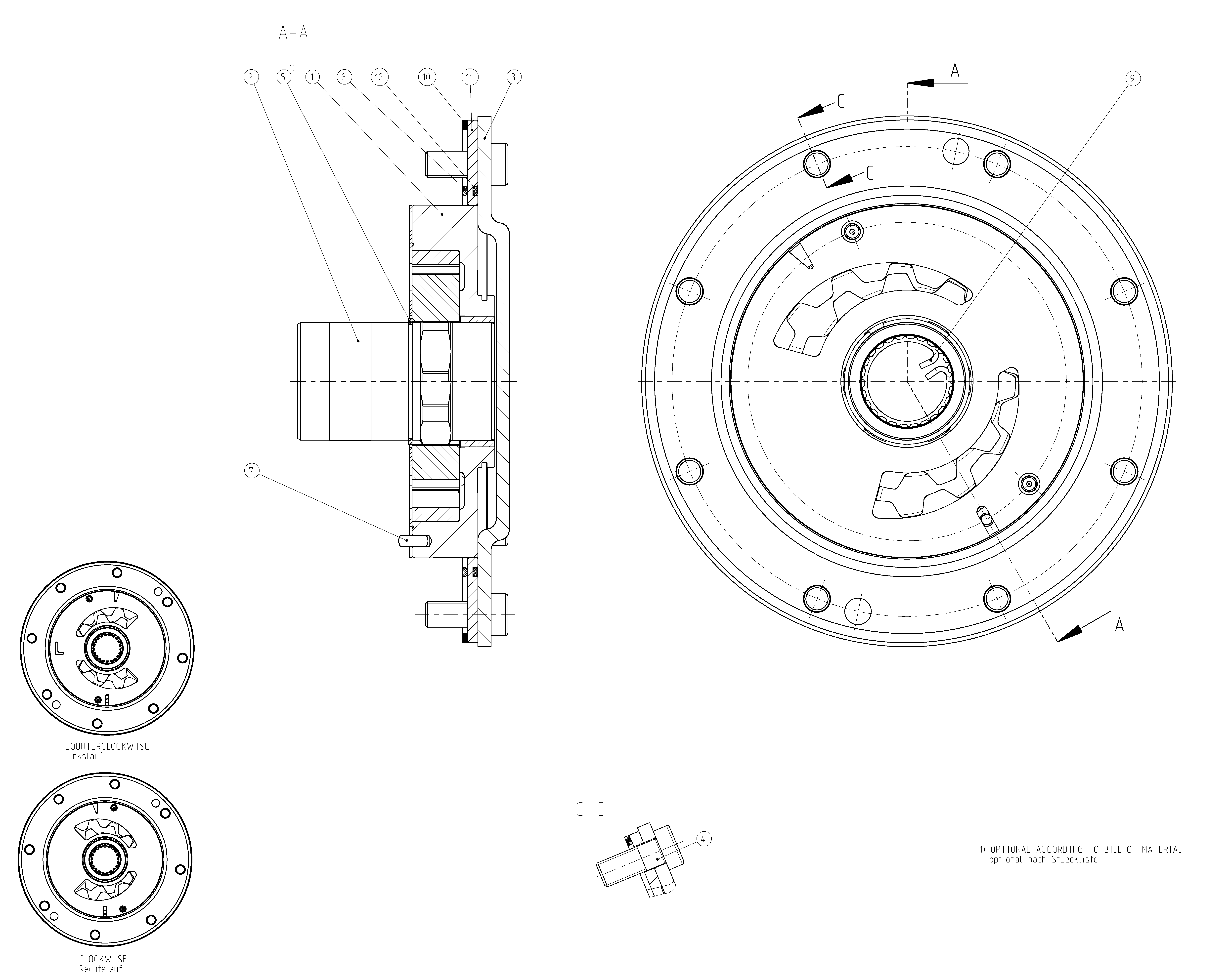 INTERNAL GEAR PUMP — Drawing