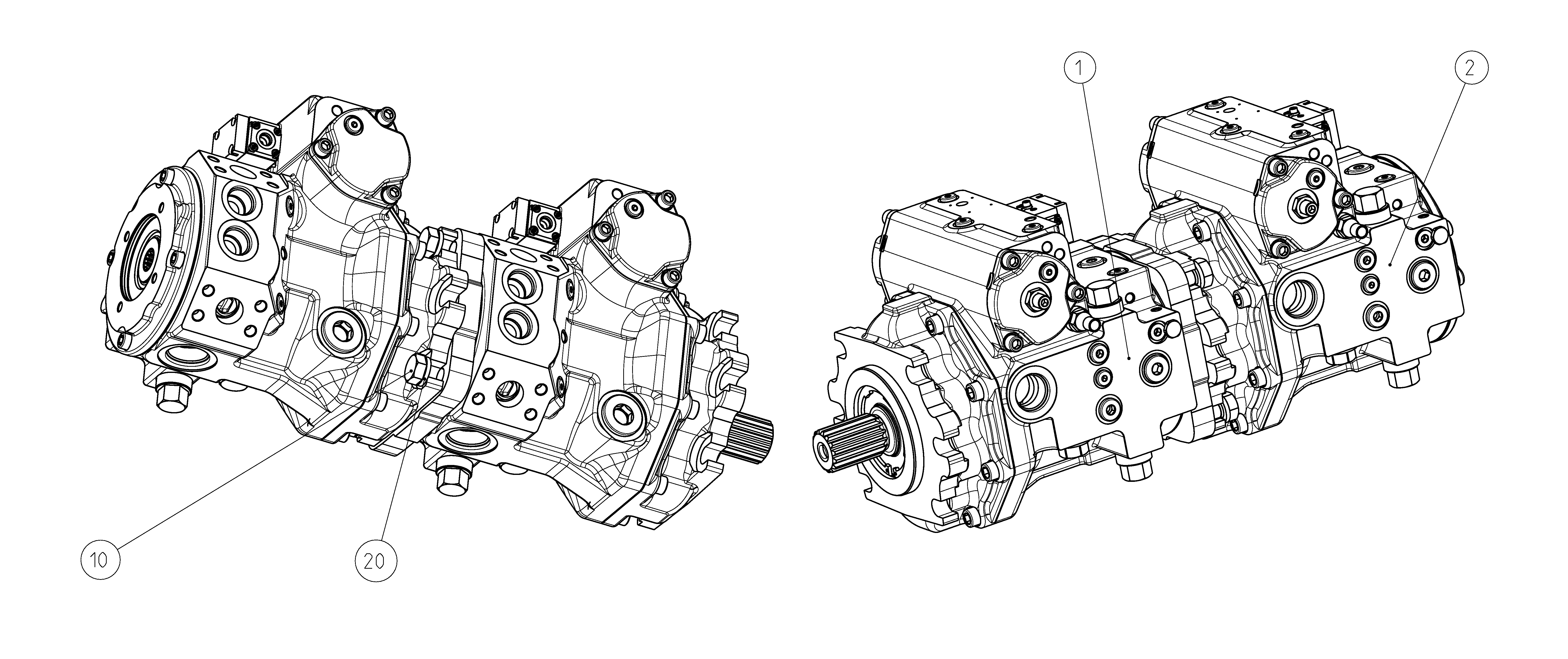 A4VG145HP1/40JR+A4VG145HP1/40JR — Drawing