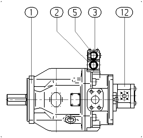 A A10VSO140 DFR /31L-VPB12G40 — Drawing