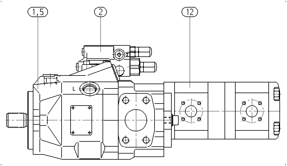 A A10V O 45 DFR1/52R-PSC12H00 — Drawing