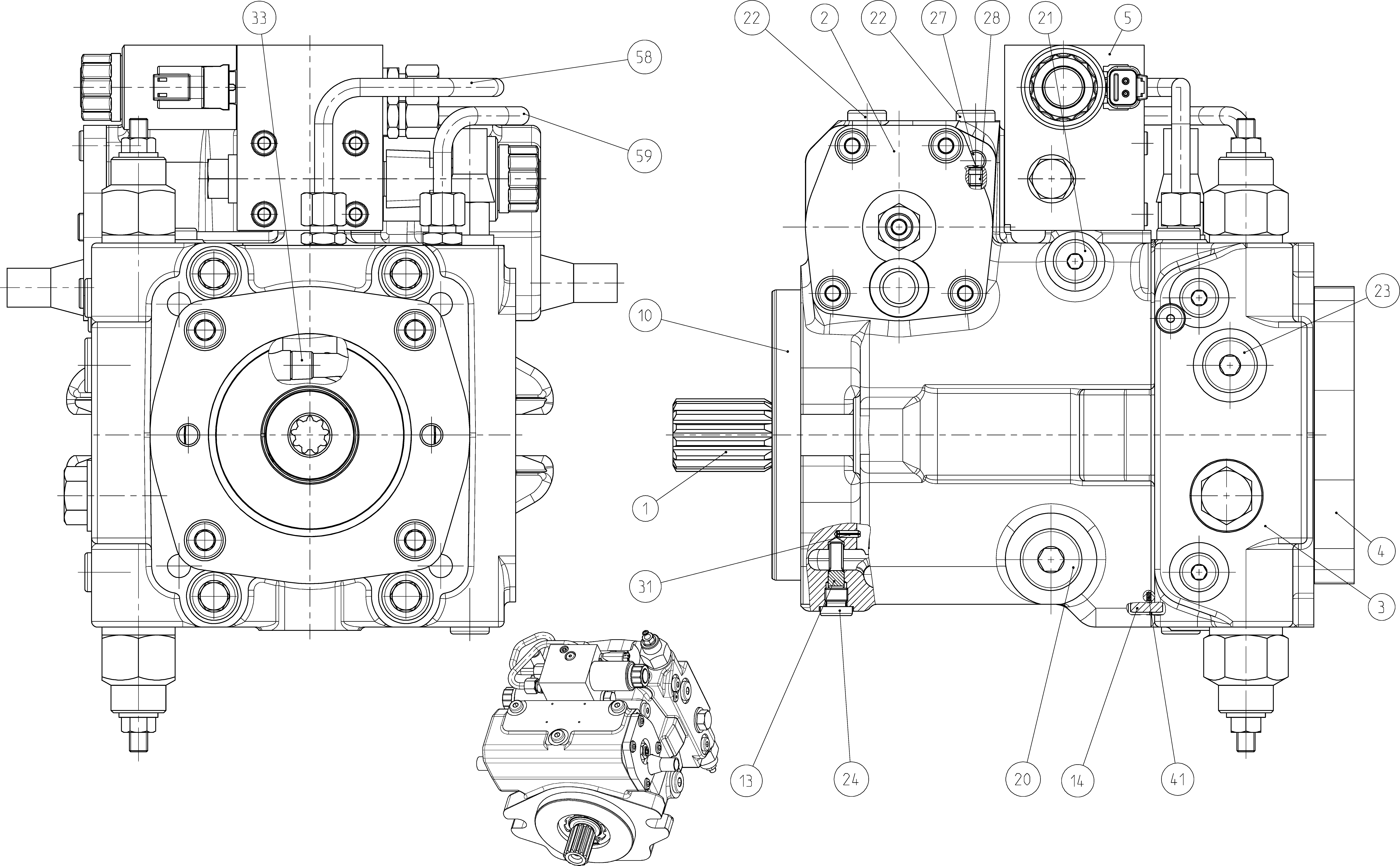 A10VG63ED2DM1/10L-NSC10F015DQ-S — Drawing