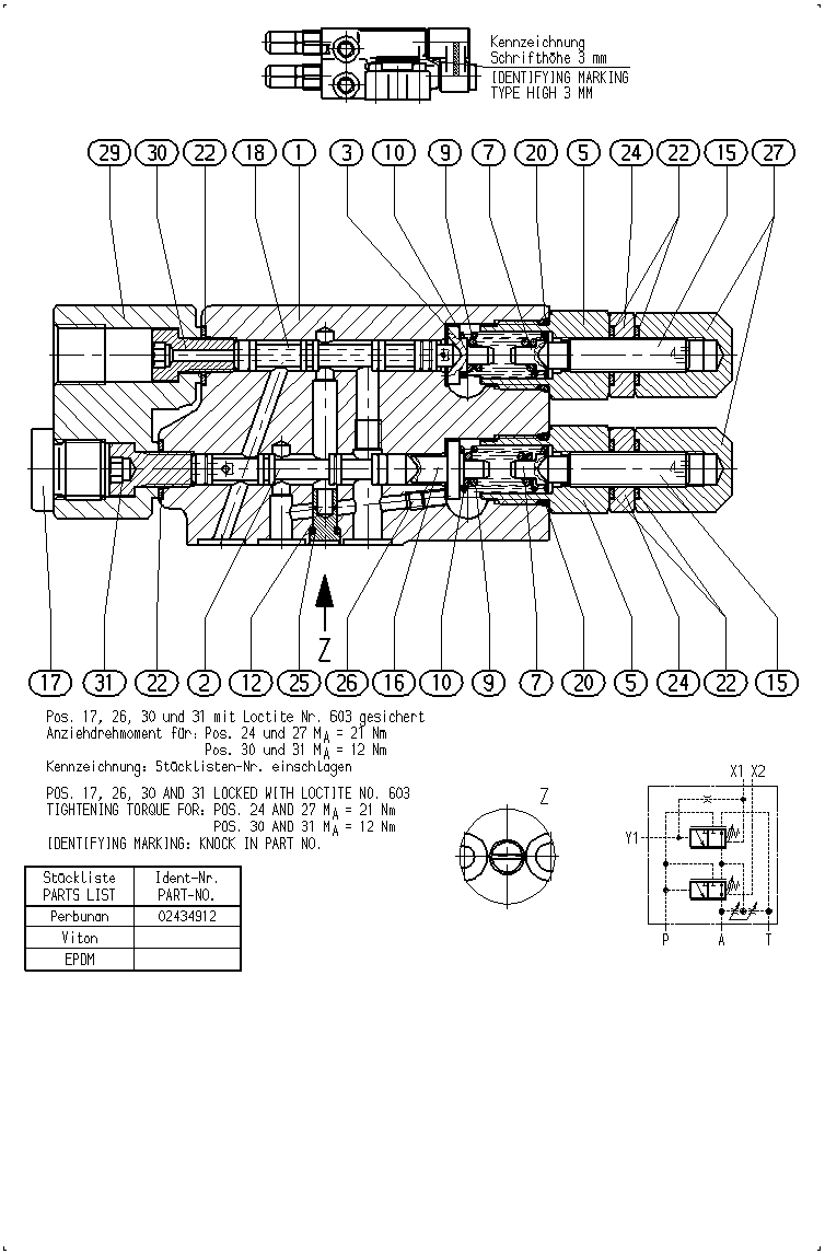 CONTROL VALVE — Drawing