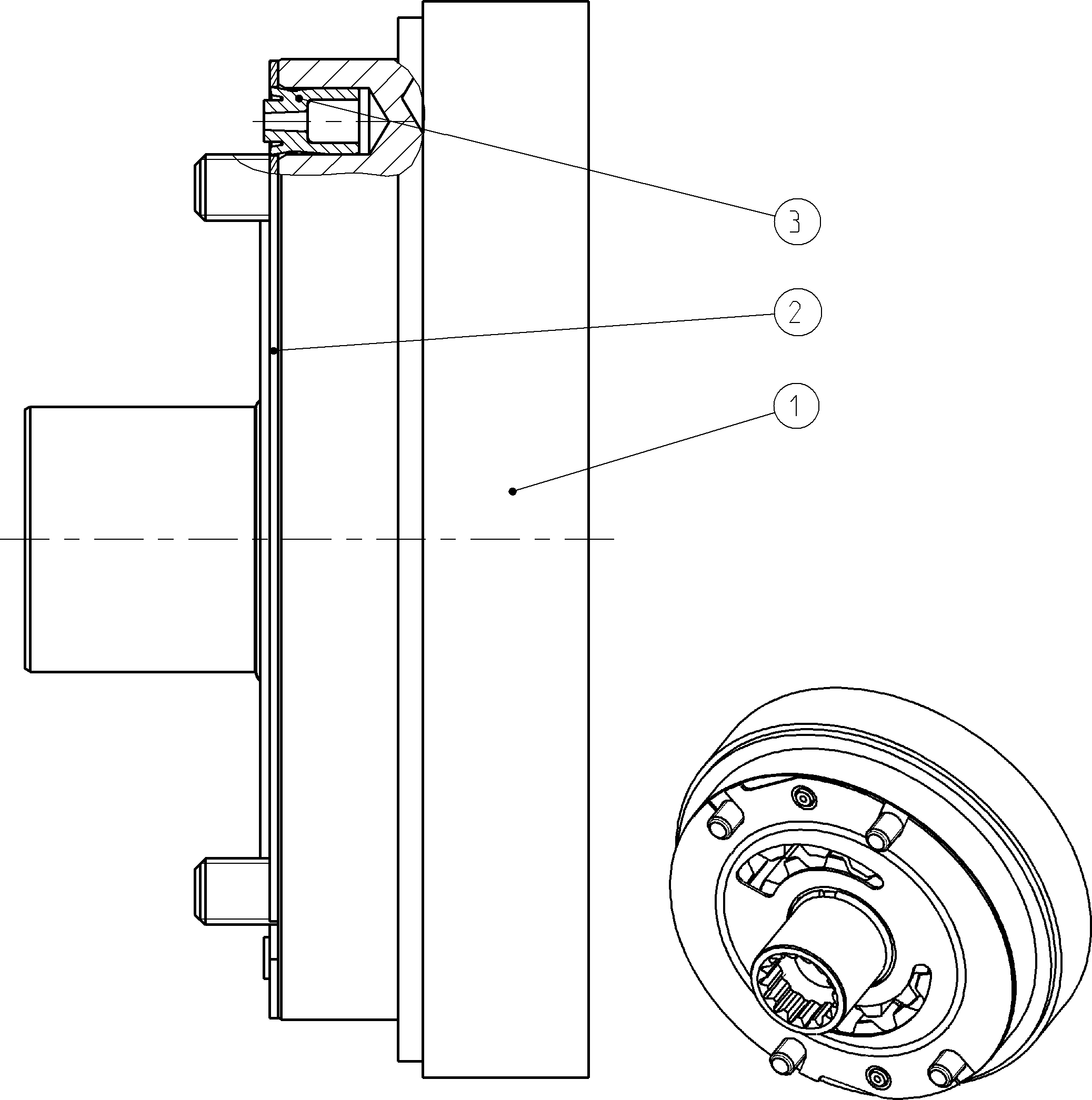 INTERNAL GEAR PUMP — Drawing