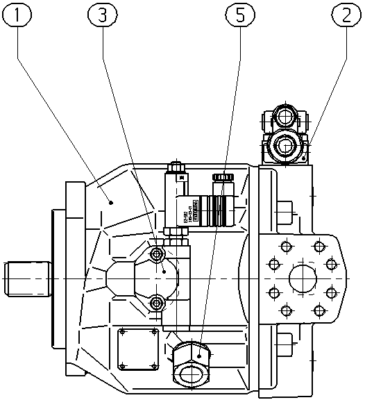 AH A10V O 71 DR /31L-VSC12N00 -SO 23 — Drawing