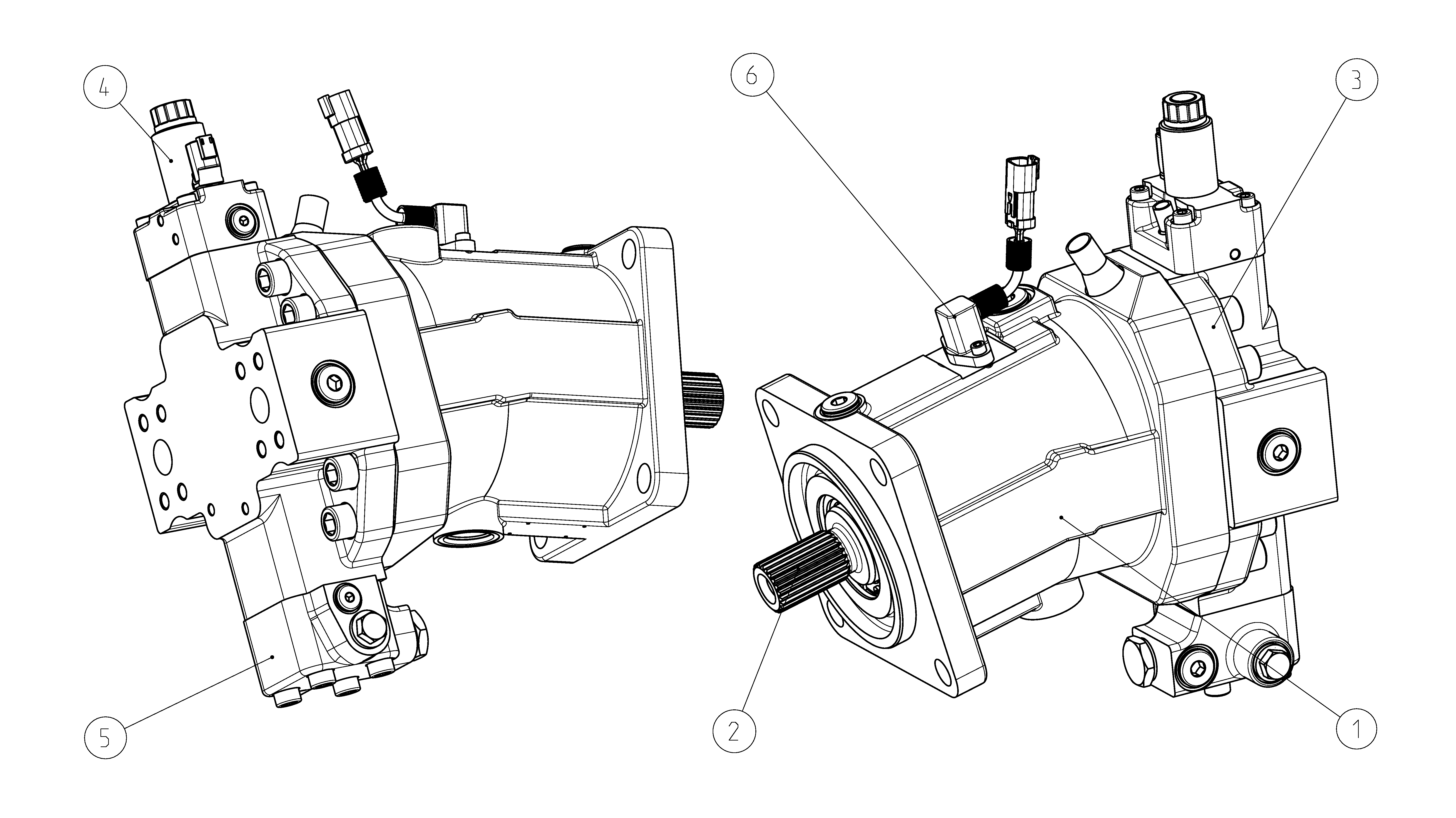 A6VM150EP500P000A/71MWV0D4XX1KH-S — Drawing