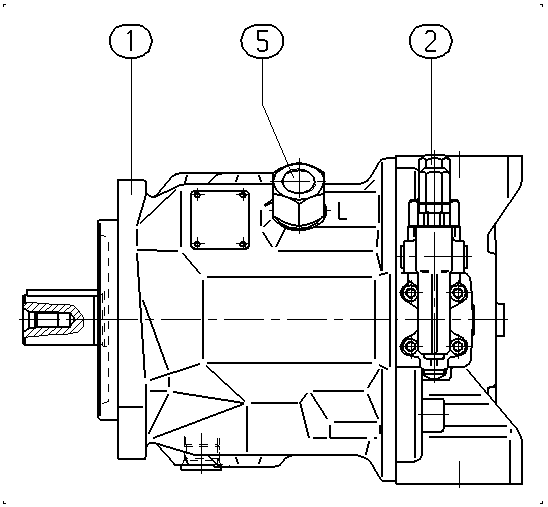 A A10V O 71 DR /31R-VPC12N00 — Drawing