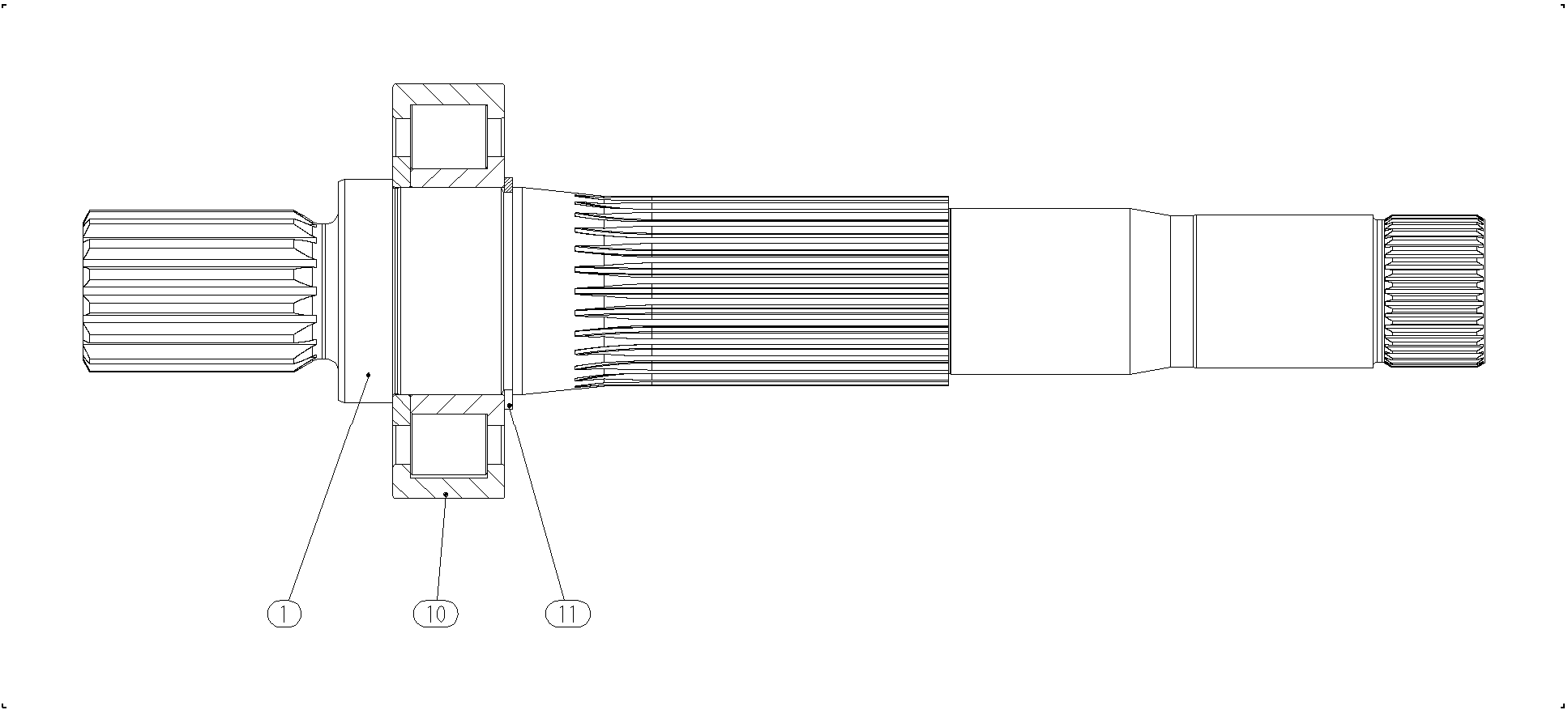DRIVE SHAFT — Drawing