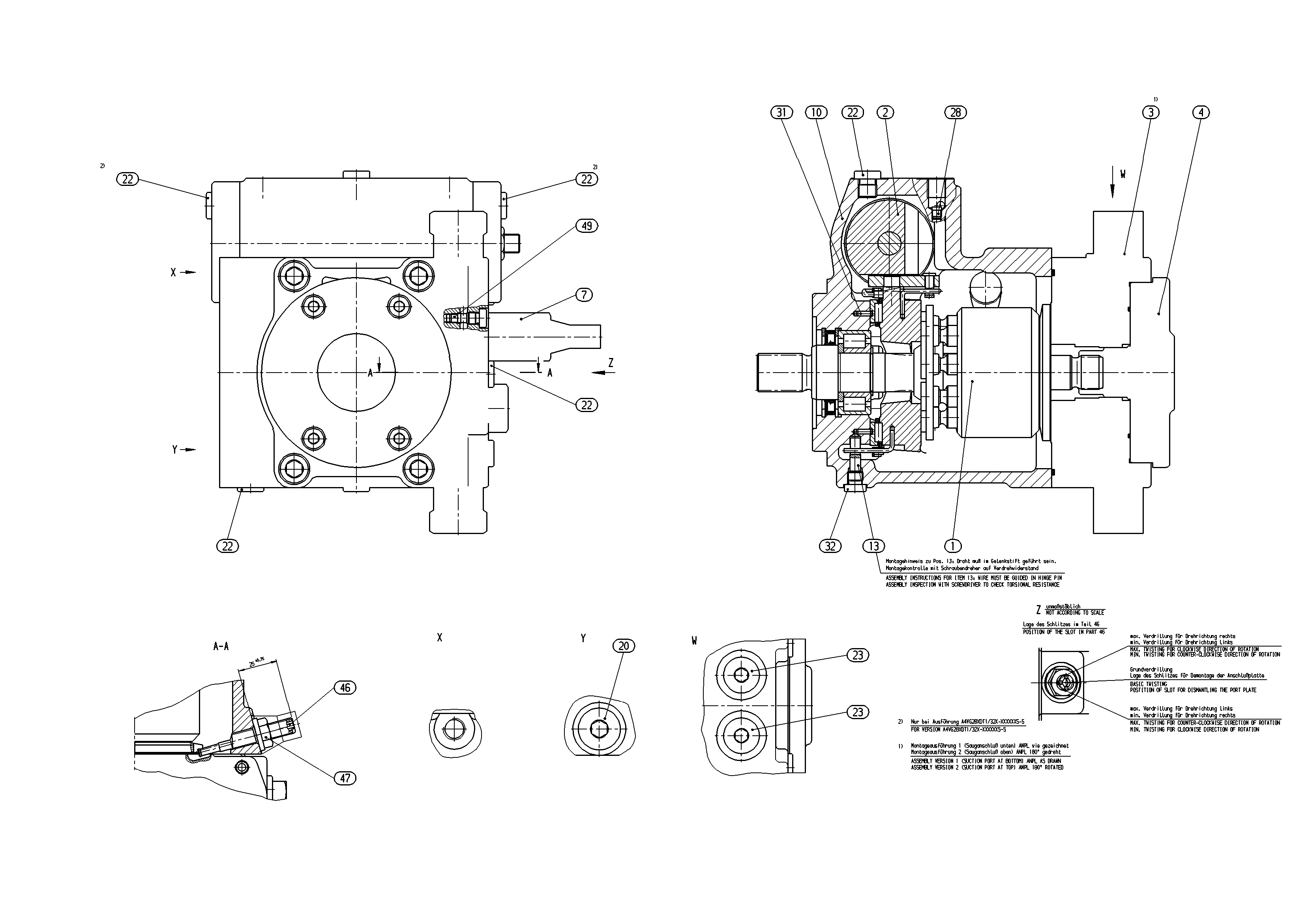 A4VG28DGD2/32R-NSC10K015E-S — Drawing