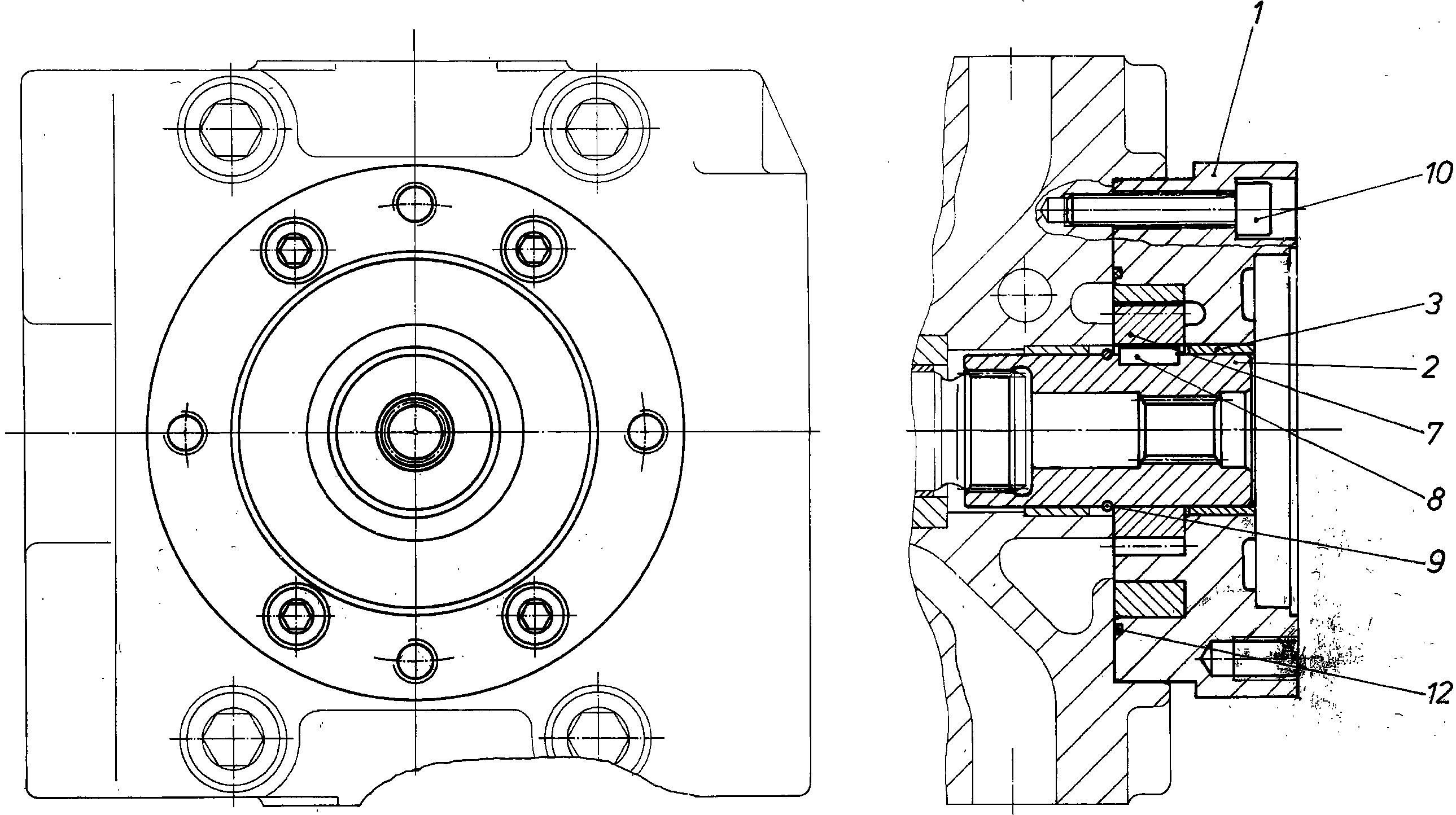 INTERNAL GEAR PUMP — Drawing
